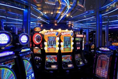 Live dealer blackjack table with multiple camera angles